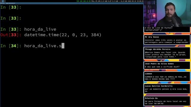 Datetime, manipulando datas e horários - Live de Python #203 смотреть онлайн