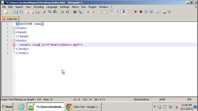 Learn HTML code: Audio смотреть онлайн