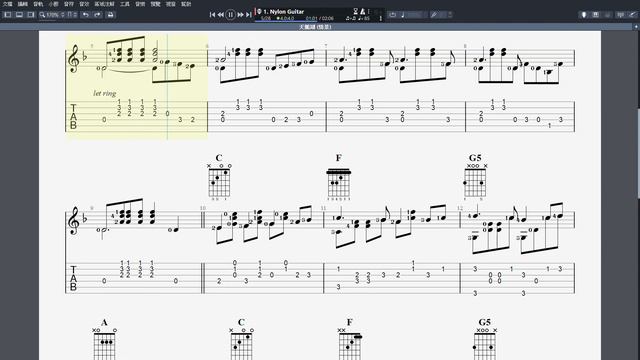 吉他譜_天鵝湖 (白鳥の湖) 情景 (Swan Lake Op.20a - Cena) Guitar Pro 7 смотреть онлайн