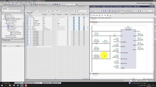 Modbus TCP/IP PLC Simens Communication Read, Write Only (Client) | S-Auto смотреть онлайн