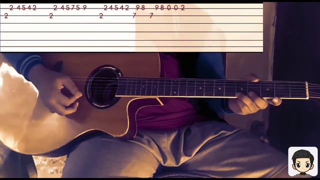 Guitar Blue Bird Naruto Easy TAB смотреть онлайн