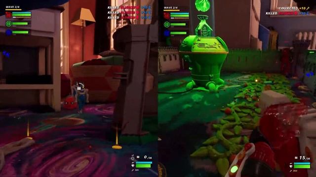 Hypercharge: Unboxed - 2 player, split screen co-op gameplay (PC) смотреть онлайн