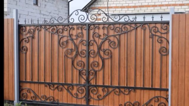 ВОРОТА ЗАБОРЫ НАВЕСЫ ПОД КЛЮЧ. смотреть онлайн