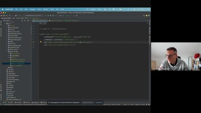 YAKS Apache Camel JBang Demo смотреть онлайн