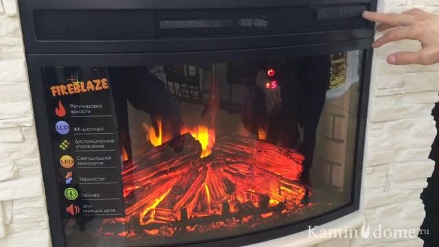 Электрокамин firespace 25 s IR, real flame, kamin-v-dome.ru смотреть онлайн