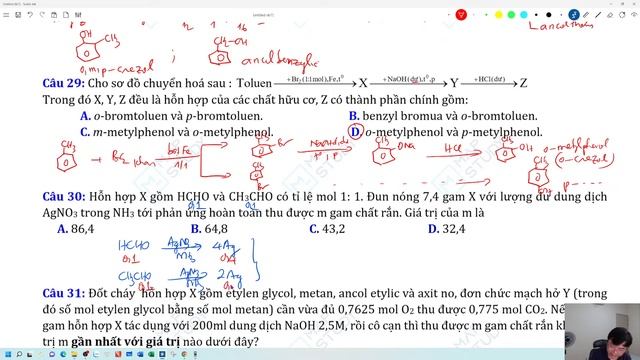 ĐỀ TỔNG ÔN HÓA HỮU CƠ 11-SỐ 2 смотреть онлайн