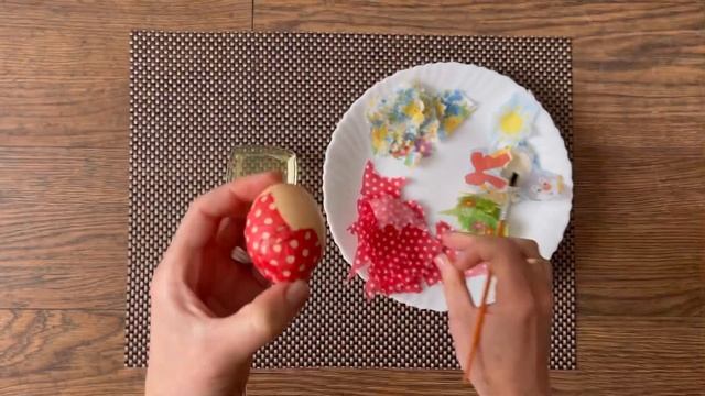 Писанки в техніці «декупаж»