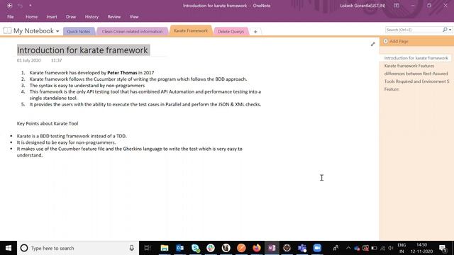 Introduction for karate framework смотреть онлайн