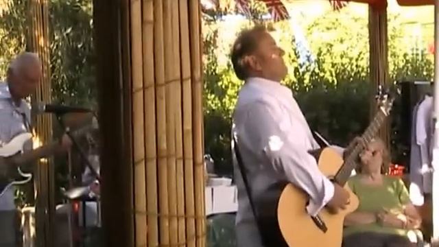 Carl Axon band in Crete - RED HOUSE acoustic blues guitar Roland ac60 amp demo κιθάρα смотреть онлайн
