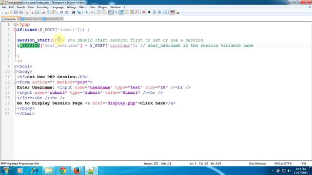 How to Create, Use and Delete PHP Sessions - PHP Tutorial with Example смотреть онлайн