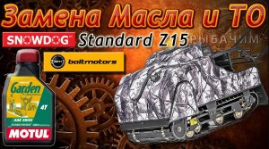 SnowDog!!! Замена масла и ТО мотобуксировщика БалтМоторс..mp4