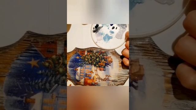 Декупаж. МК "Новорічне панно. Я в інстаграм @tereza_homemade смотреть онлайн