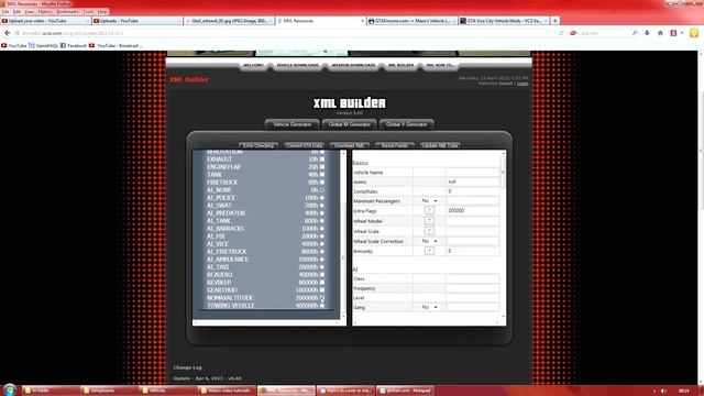 Vice City Mod - Maxo's Vehicle Loader - Tutorial 6 - Global XML File. смотреть онлайн