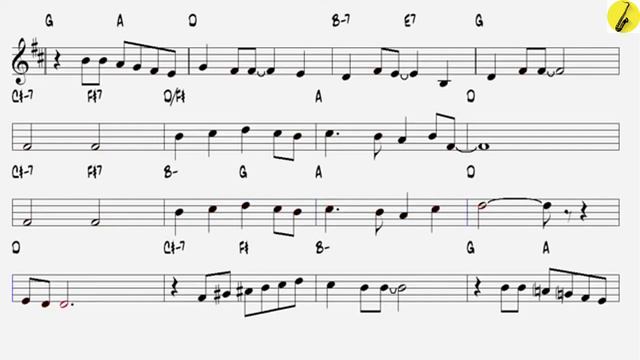Yesterday J Lennon & P McCartney Easy Form - Alto Sax смотреть онлайн