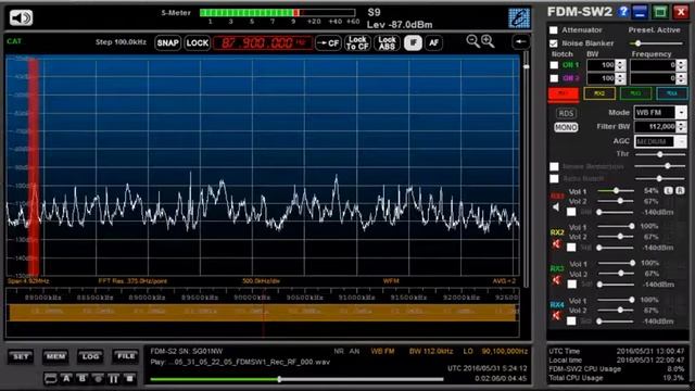 87.9 MHz Retro FM Khabarovsk / May 31,2016 0524 UTC смотреть онлайн