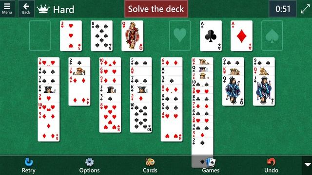 Microsoft Solitaire Collection: FreeCell - Hard - September 26, 2022 смотреть онлайн