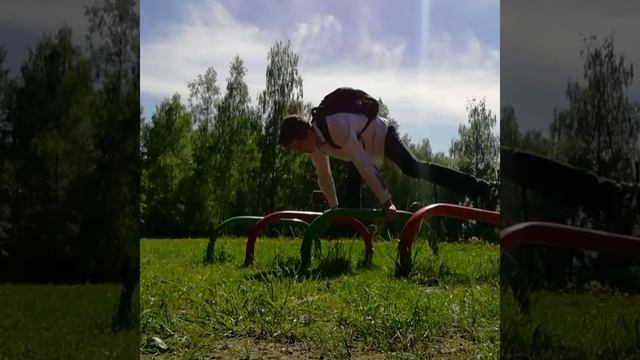 Beauty. Workout nature. School workout) Воркаут на природе, школьный воркаут смотреть онлайн
