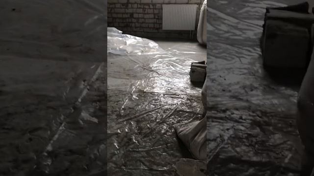 Новострой.черновая стяжка с крошкой пенопласта. смотреть онлайн