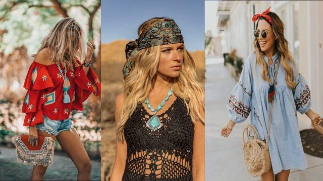 СТИЛЬ БОХО в летней одежде/НЕОБЫЧНЫЕ ИДЕИ КАК ОДЕВАТЬСЯ В СТИЛЕ БОХО смотреть онлайн