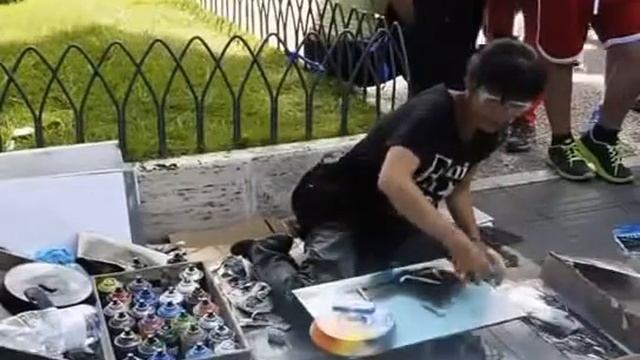 Рисование баллончиками Уличное искусство, красивые картины смотреть онлайн