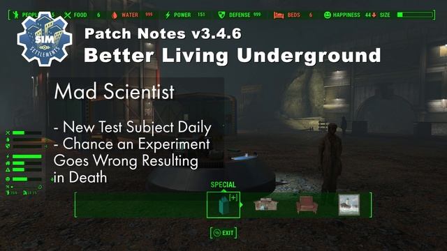 Sim Settlements: Patch - Better Living Underground смотреть онлайн