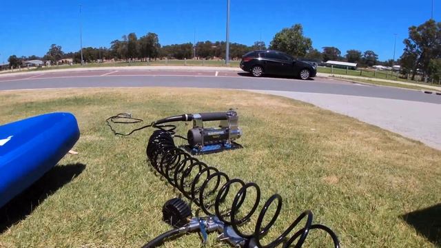 SUP pump adapter, Adventure Kings 10'6 SUP inflate your SUP with your tyre compressor - game change смотреть онлайн