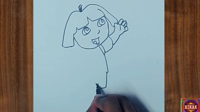 how to draw dora the explorer смотреть онлайн