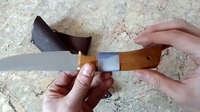 НОЖЕЯР. Нож "Финист-1" 95х18 рог стаб.ясень смотреть онлайн