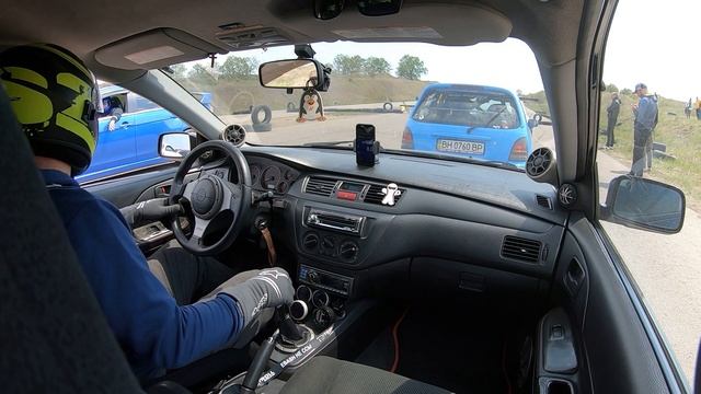 Тест резины отказ ABS Lancer 9 Turbo Odessa кольцо 6 km (часть 1) смотреть онлайн