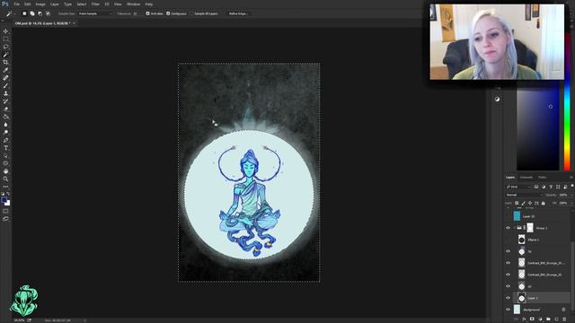 Lotus || Meditation || Digital Drawing смотреть онлайн