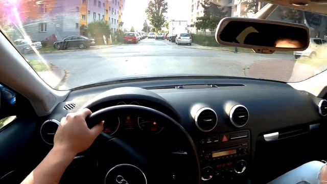 POV DRIVE | Audi A3 1.6 MPI 102KM | sjcam смотреть онлайн