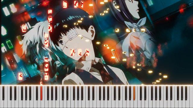 Tokyo Ghoul - Unravel - Piano Tutorial смотреть онлайн