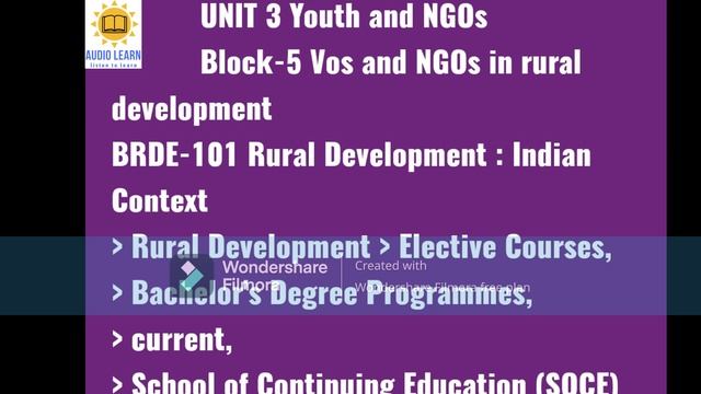 UNIT 3 YOUTH AND NGOs BLOCK 5 BRDE -101 SOCE смотреть онлайн
