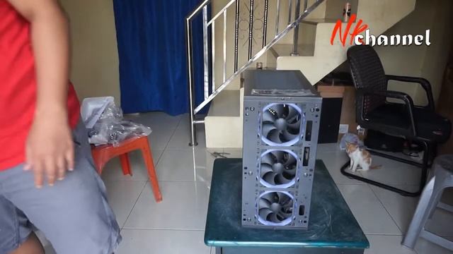 Unboxing & Review 1STPLAYER Gaming Case Fire Dancing V3 | Casing murah nan cantik смотреть онлайн