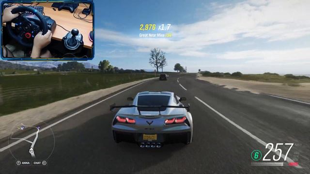 C8 Corvette Z51- Forza Horizon 4 | Logitech g29 gameplay смотреть онлайн