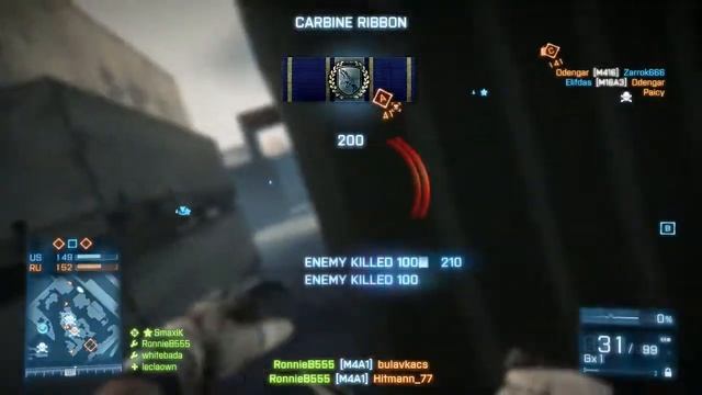 Battlefield 3 64 player multiplayer server Gameplay GTX 470 смотреть онлайн