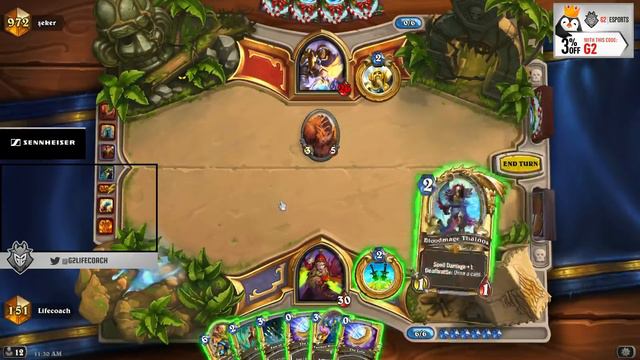Hearthstone Lifecoach Playing And Teaching Top Ranked N'zoth Rogue смотреть онлайн