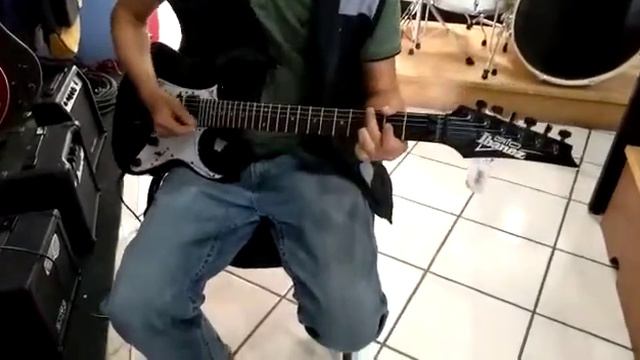 Probando guitarra ibanez grg250b смотреть онлайн