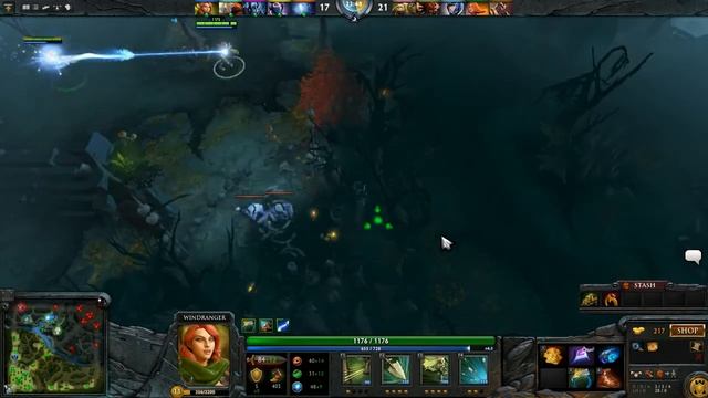 Dota 2: Пексик играет за ВР (Лиралей, Windranger), бой 2 из 2 - loss смотреть онлайн