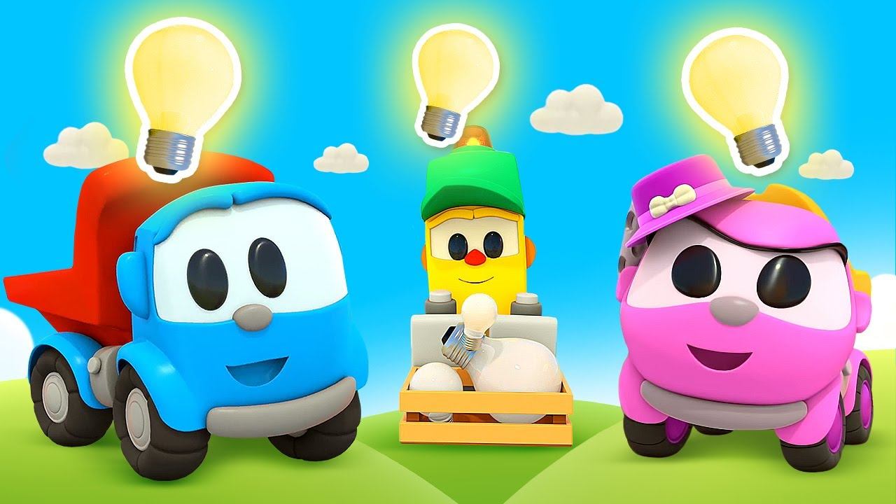 МАЯК - Лева Грузовичок новые серии! Мультики для детей про машинки. смотреть онлайн