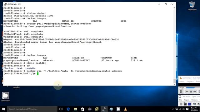 Running vdbench on persistent storage inside docker container смотреть онлайн