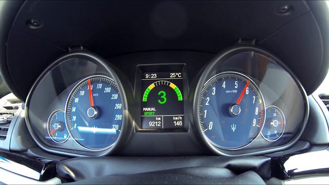 Maserati GranTurismo 0-100 km/h V8 4.7 aspirato da 460 cavalli! смотреть онлайн