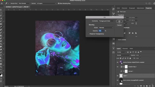 PHOTOSHOP TUTORIAL: How to Make a Psychedelic Digital Collage | Photoshop 2021 | Digital Art смотреть онлайн