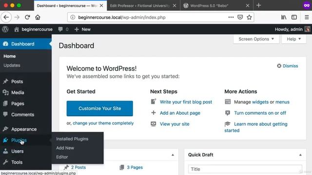 Quick Note Default / block vs Classic Editor wordpress english tutorial смотреть онлайн