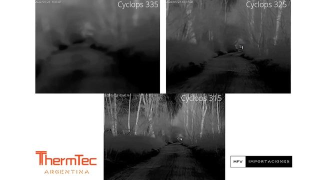 Review ThermTec Cyclops 335 Vs 325 Vs 315 Monocular Térmico Telémetro Inteligente Thermeye