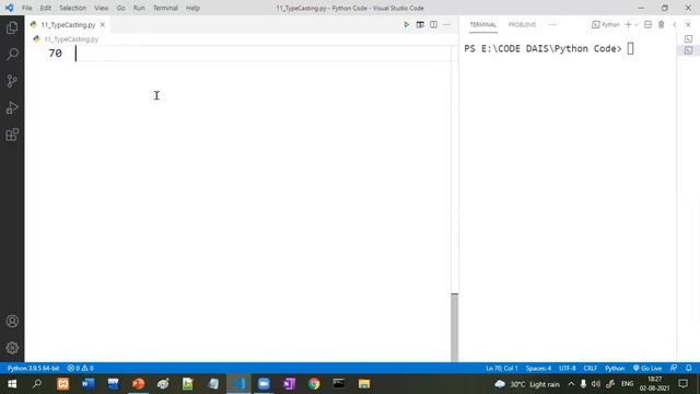 Type Casting in Python| Implicit and Explicit Type Casting | Python By Surendra смотреть онлайн