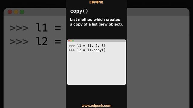 [Day 60] How to Copy the Contents of a List in Python | Learn Python | Dark Mode #100daysofpython смотреть онлайн