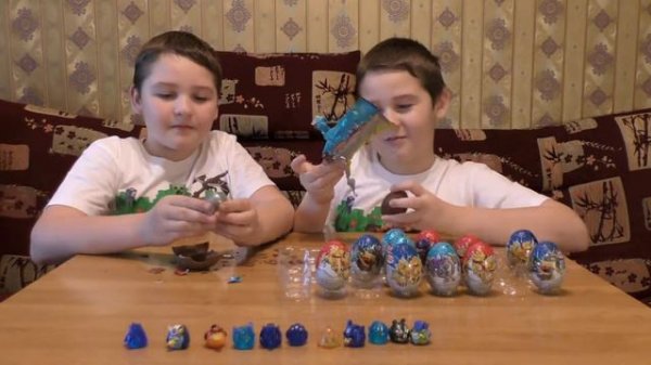 Распаковка - 10. Шоколадные яйца, Трансформеры. Engry Birds