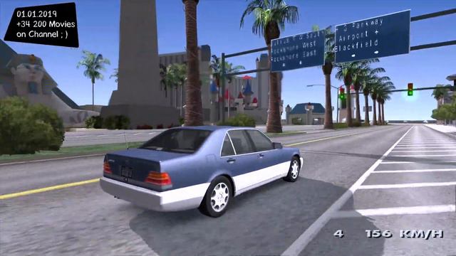 Mercedes-Benz S-Class (W140) 300SD 1992 ✪ FREE TUNING SPEED price GTA Realistic Graphics _REVIEW смотреть онлайн