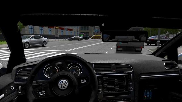 City Car Driving 1.5.5 - Volkswagen Golf R 2.0 TSI VII 2014 | + Download [LINK] | 1080p & G27 смотреть онлайн